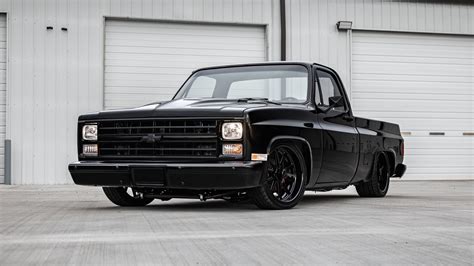 Old Black Chevy Truck