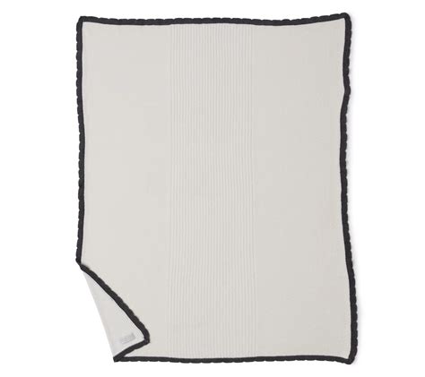 Barefoot Dreams CozyChic Ultra Lite Scallop Stroller Blanket - QVC.com