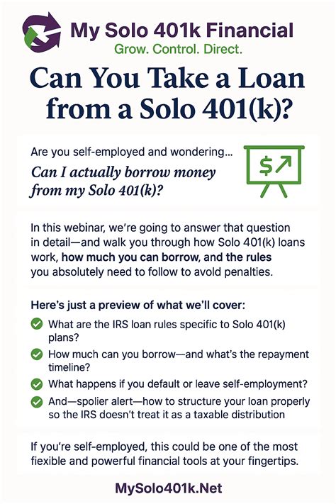 Can You Take a Loan from Your Solo 401(k)? What You Need to Know - My ...