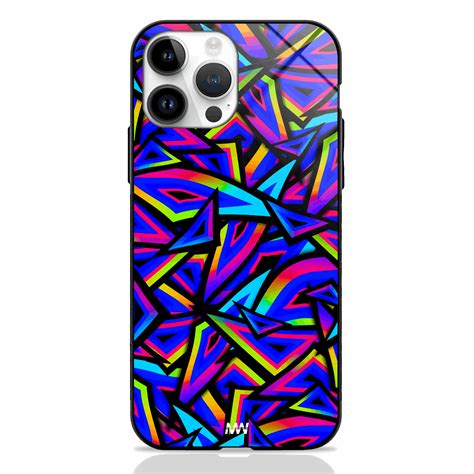 Abstract Pattern Glass Case – MW Stuffs