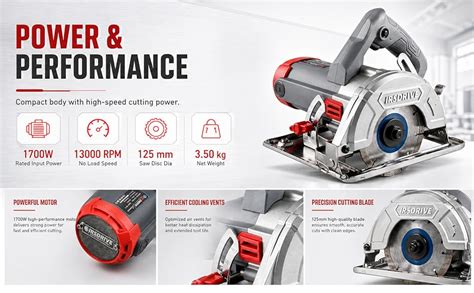 Eastman Corded Electric Marble Saw Wood Cutter 13000 Rpm, 1700 Watt ...
