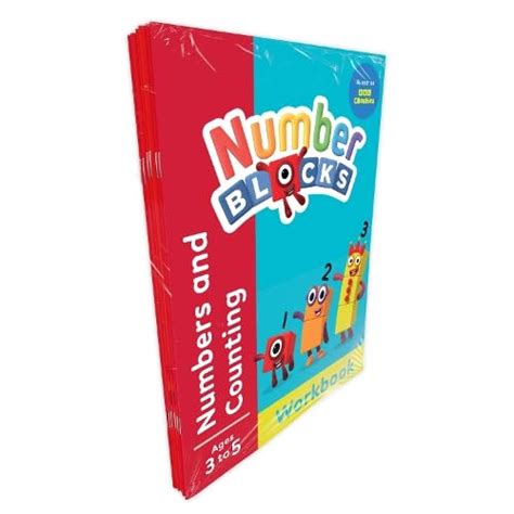 Numberblocks and Alphablocks Red Level Workbook Set (6 Books ...