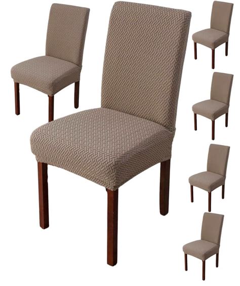 Styleys Elastic Chair Cover Stretch Removable Washable Short Jacquard ...