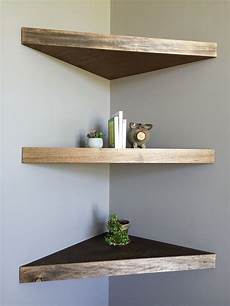 Floating Corner Bookshelves by Diy Floating Corner Shelves In 2019 Diy Corner Shelf Floating Corner Bookshelves