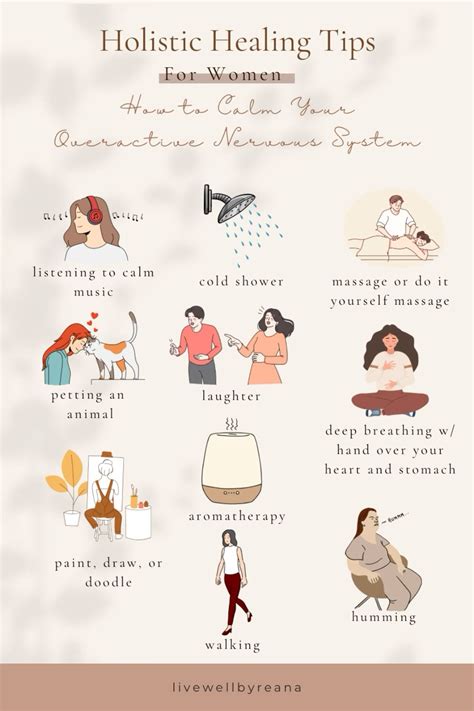 How To Calm Your Overactive Nervous System | Holistic Healing Tips for Women infographic ...