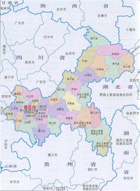 重庆地图 - 重庆地图高清版 - 重庆地图全图