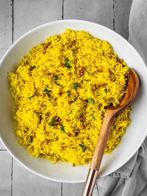 Mediterranean Yellow Rice Recipe (with Turmeric) - Urban Farm and Kitchen