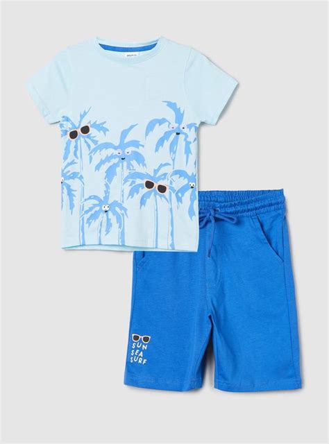 Buy Boys Printed Shorts Set Online at just Rs. 599.0 - 1000013571368 ...
