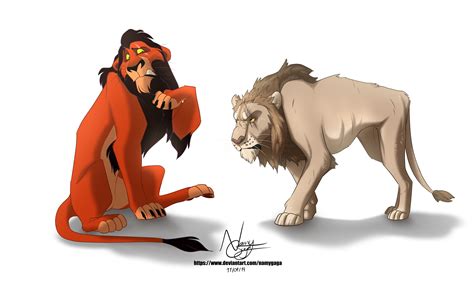 Scar VS Scar by NamyG on DeviantArt