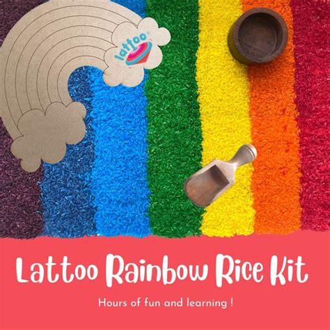 Buy Sensory play Rainbow Rice Kit – Popup Kids
