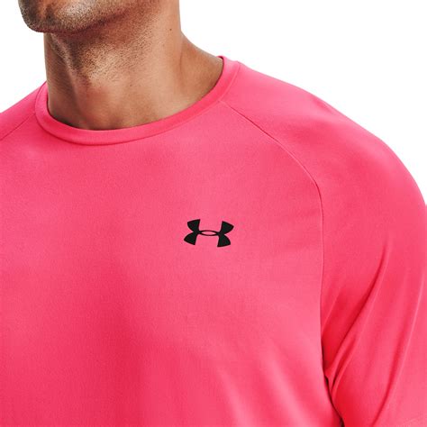 Mens pink under armour shirt online