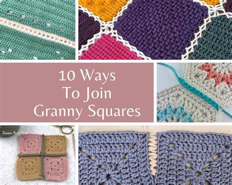 How to join granny squares 10 unique ways – Artofit