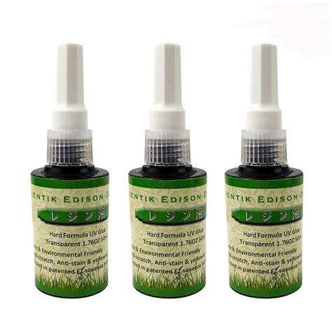 D Aventik Edison Design UV Glue Crafts UV Epoxy Resin Soft Or Hard ...