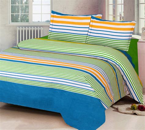 Gharshingar Premium Cotton Double Bedsheet With 2 Pillow Covers ...