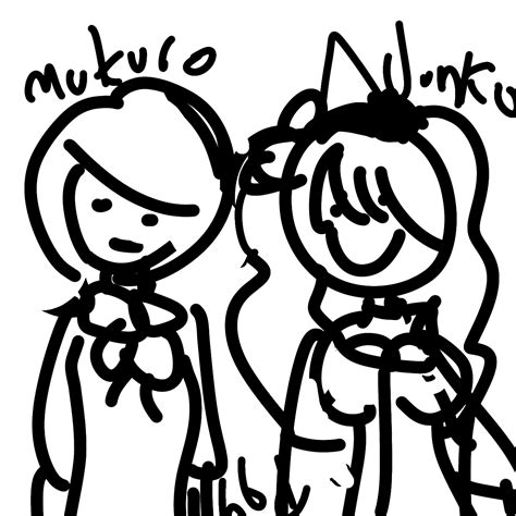 junko and mukuro bday "fanart" : r/danganronpa