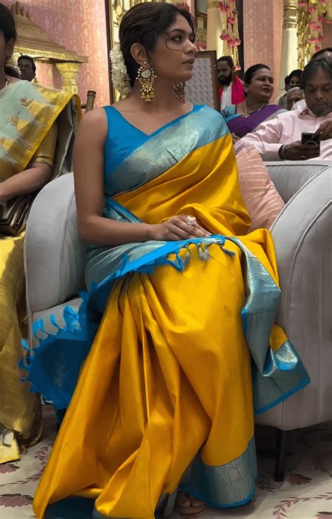 Flaunt Yellow Soft Silk Saree With Seraglio Blouse Piece – Arvisaa