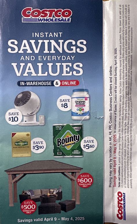 Costco Coupon Book April 2025