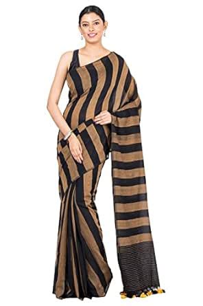 Durga Handlooms Womens Pure Mulmul Cotton Handloom Saree| Lightweight ...
