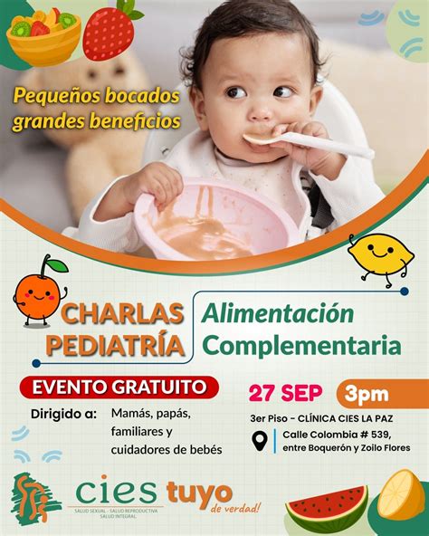 CHARLAS PEDIATRÍA: ALIMENTACIÓN COMPLEMENTARIA / EVENTO GRATUITO ...