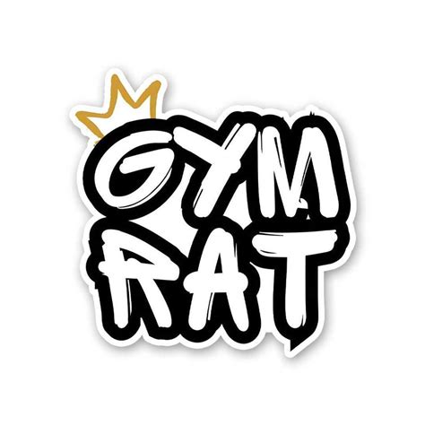 Gym Rat Sticker – STICK IT UP