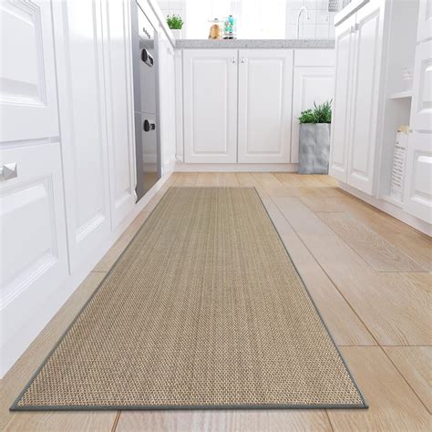 KIMODE Kitchen Runner Rug 20"x70", Non Slip Washable Kitchen Runners ...