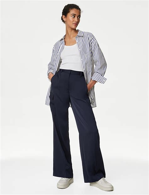 Buy Pure Cotton Striped Collared Shirt at Marks & Spencer