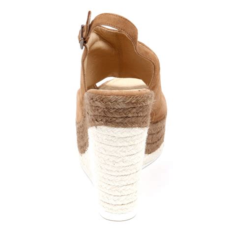 D2606 zeppa donna ESPADRILLES sandalo shoe woman