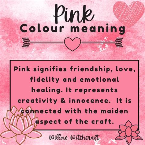 Pink Colour Meaning | Color meanings, Candle color meanings, Magick