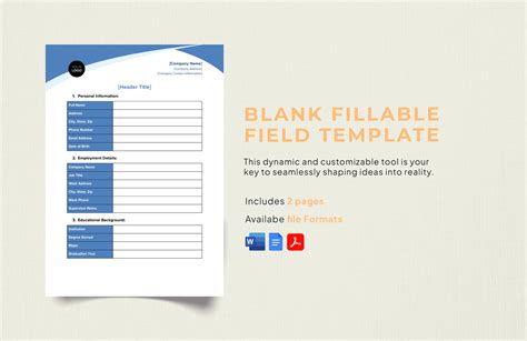 Editable Blank Templates in Google Docs to Download