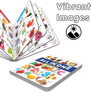 MY FIRST ALL IN ONE BOARD BOOK : (Waterproof, Dust-Resistant, Big Fonts ...