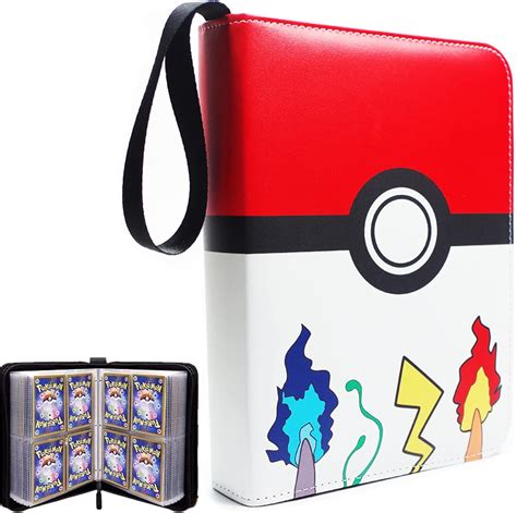 Buy Pokemon Card Binder, Pokemon Card Holder with Fully Enclosed Zipper ...
