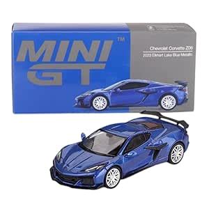SMALL CLAP MiniGT 1:64 Chevrolet Corvette Z06 2023 Elkhart Lake Blue ...