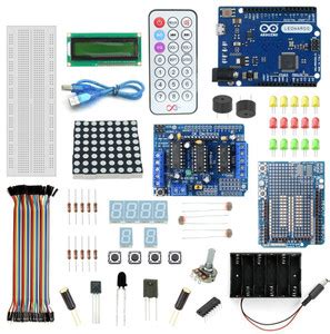 Robomart Leonardo R3 L293d Motor Drive Shield Starter Kit With Basic ...
