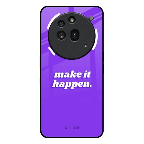 Make it Happen Nothing Phone 3a Pro Glass Back Cover - Flat 35% Off On ...