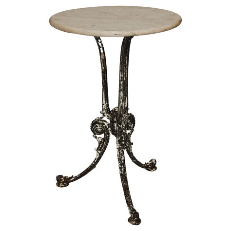 French Vintage Bistro Table at 1stDibs
