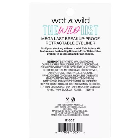 Wet n Wild Last Breakup-Proof Retractable Eyeliner - Shop Eyeliner at H-E-B