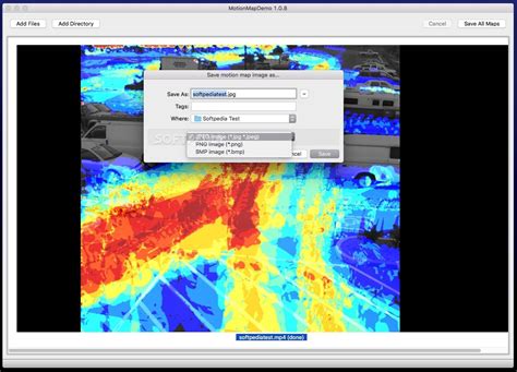 Motion Map Examples 的图像结果