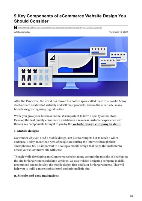 PPT - 9 Key Components of eCommerce Website Design You Should Consider PowerPoint Presentation ...