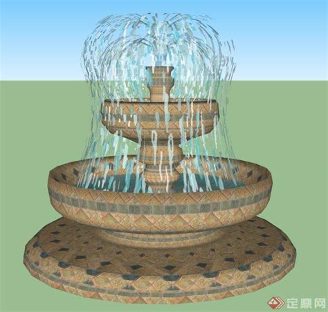 喷泉设计图_喷泉工程设计案例_喷泉水景设计_杭州翰翔喷泉公司