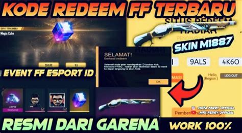 Kode Redeem FF Terbaru Hari Ini: Klaim Hadiah Eksklusifmu Sekarang!