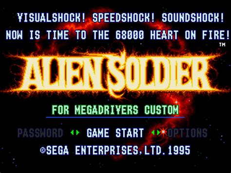 Image result for Alien Soldier Mega Drive