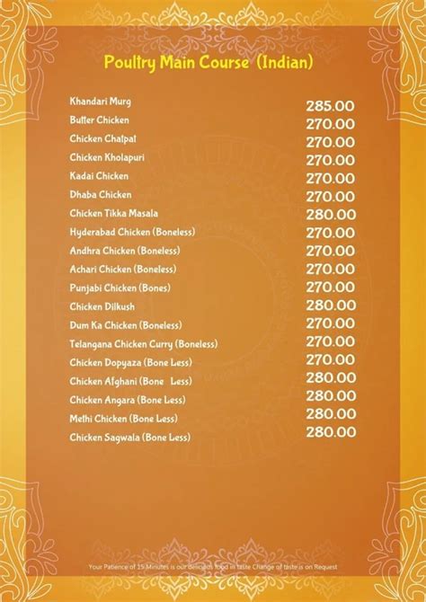 Menu of N Village Restaurant, Meerpet, Hyderabad | May 2024