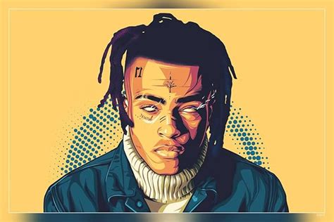 Poster Best Xxxtentacion Digital Art Xxxtentacion Music Singer Male ...