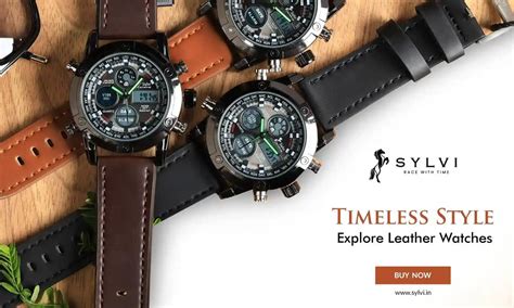 Explore a Collection of Leather Watches Online - SYLVI – Sylvi