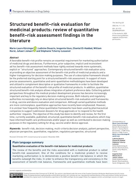 Benefit-Risk 的图像结果