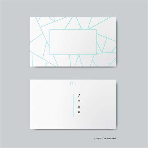 Blank Business Card Template 的图像结果