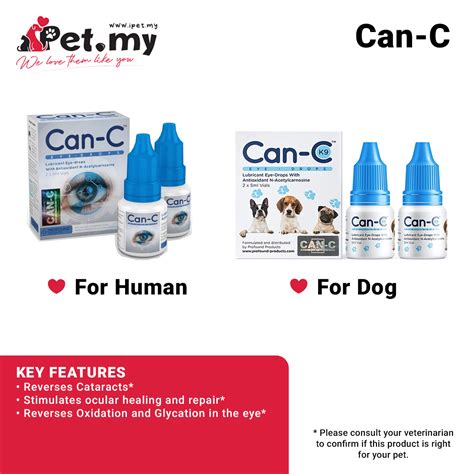 Can-c eye drop Cataract for dogs and cats Malaysia | Free shipping
