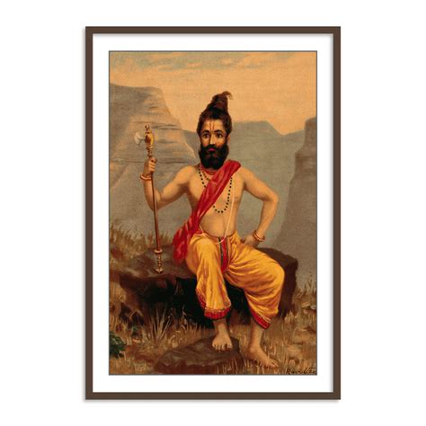 Vishnu's sixth avatar Parashu Rama by Raja Ravi Varma — IKIRU