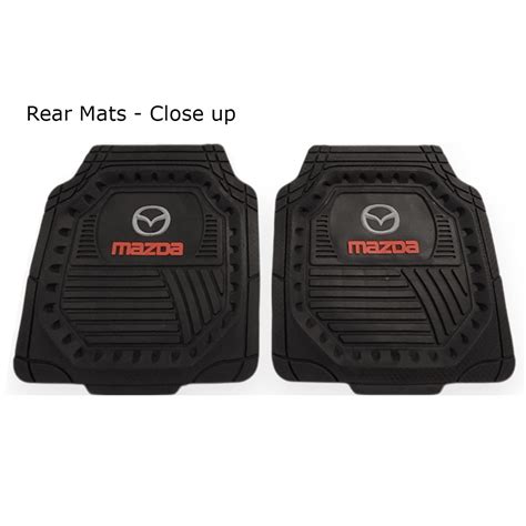 PVC Soft Rubber Floor Mats 4WD - Mazda Logo - OzWIDE Engine Parts