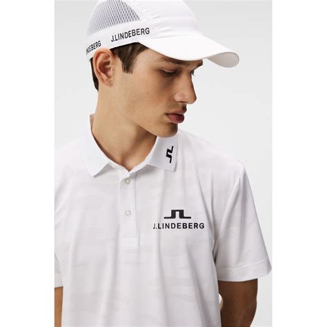 J Lindeberg Golf | Golf Polo Mens | White | SportsDirect.com